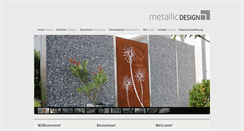 Desktop Screenshot of metallic-design.com
